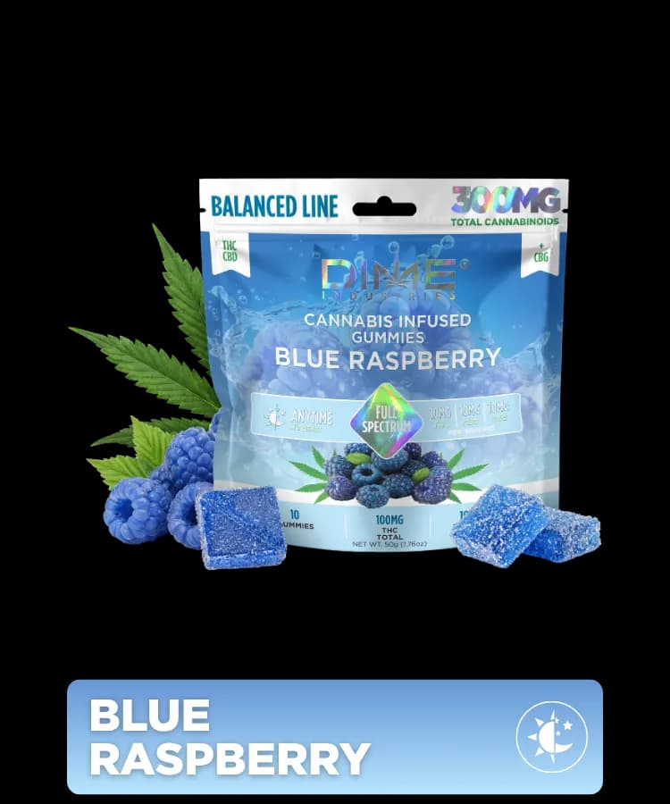 Blue Raspberry Balanced Gummies