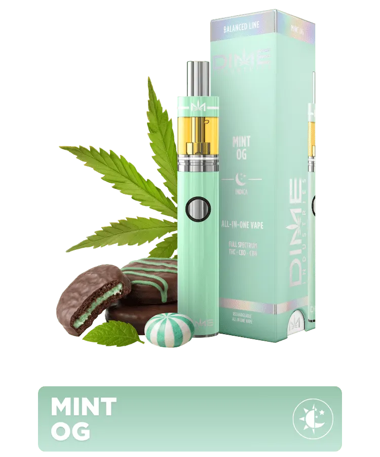 Mint OG Vape: Relaxed, Happy, Sleepy Effects
